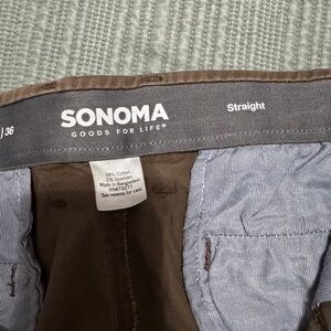 Sonoma comfort waist 5 pocket—brown pair